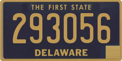 DE license plate 293056