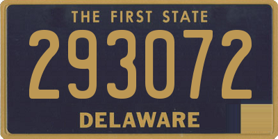 DE license plate 293072