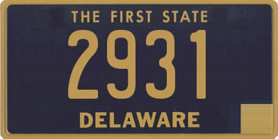 DE license plate 2931