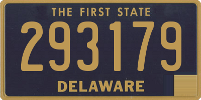 DE license plate 293179
