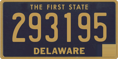 DE license plate 293195