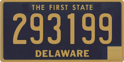 DE license plate 293199