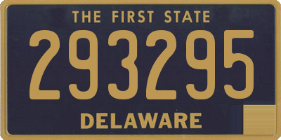 DE license plate 293295