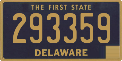 DE license plate 293359
