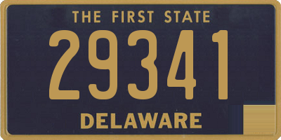 DE license plate 29341