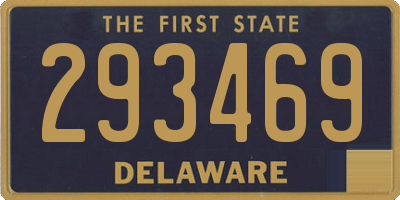 DE license plate 293469