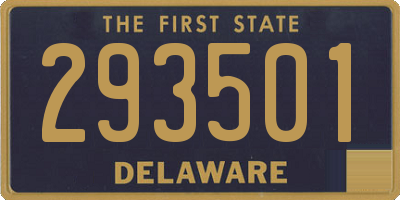 DE license plate 293501
