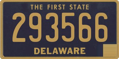 DE license plate 293566