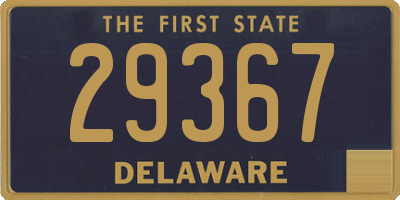 DE license plate 29367