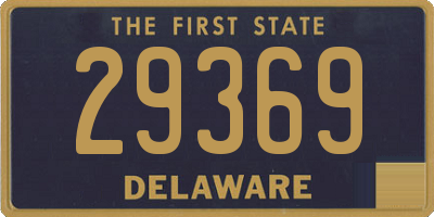 DE license plate 29369