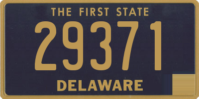 DE license plate 29371