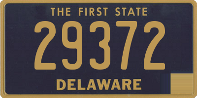 DE license plate 29372