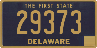 DE license plate 29373