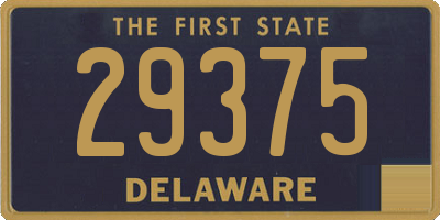 DE license plate 29375