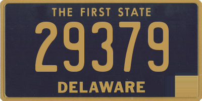 DE license plate 29379