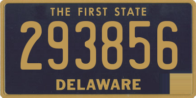 DE license plate 293856