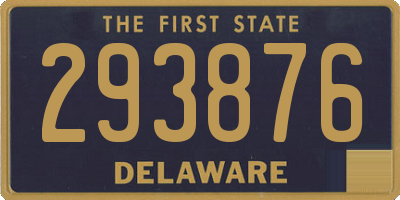 DE license plate 293876