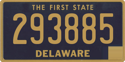 DE license plate 293885