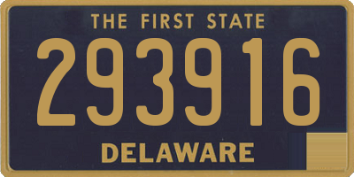 DE license plate 293916