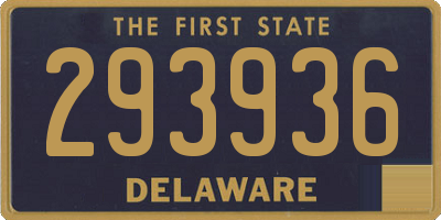 DE license plate 293936