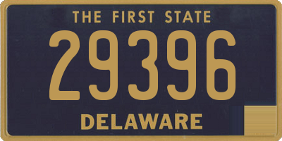 DE license plate 29396