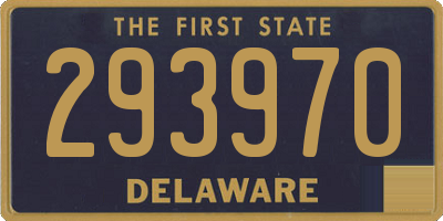 DE license plate 293970
