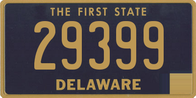 DE license plate 29399