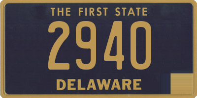 DE license plate 2940