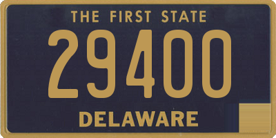 DE license plate 29400