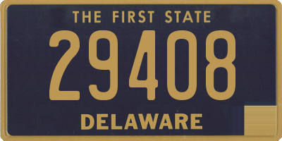 DE license plate 29408