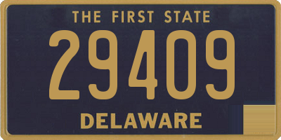 DE license plate 29409