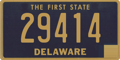 DE license plate 29414