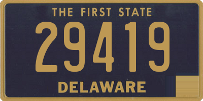 DE license plate 29419