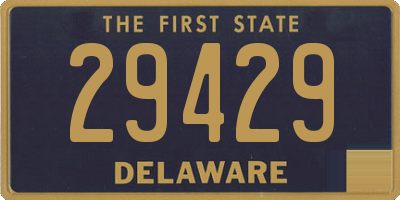 DE license plate 29429