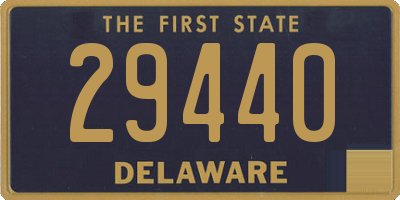 DE license plate 29440