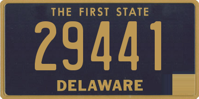 DE license plate 29441