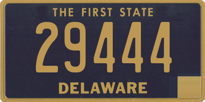 DE license plate 29444