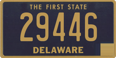 DE license plate 29446