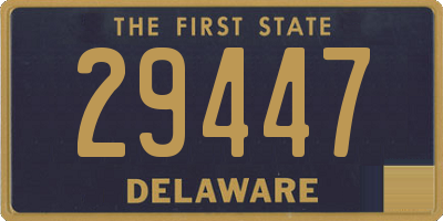 DE license plate 29447