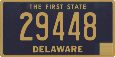 DE license plate 29448