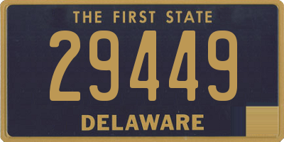 DE license plate 29449