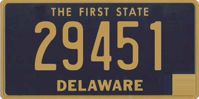 DE license plate 29451