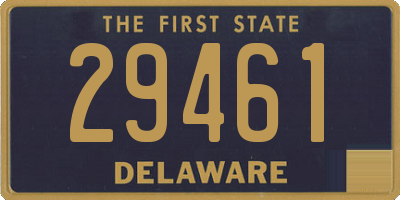 DE license plate 29461