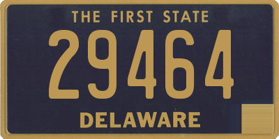 DE license plate 29464