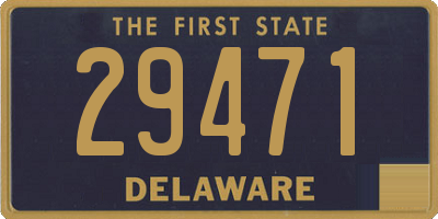 DE license plate 29471