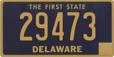 DE license plate 29473