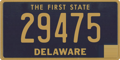 DE license plate 29475