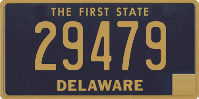 DE license plate 29479