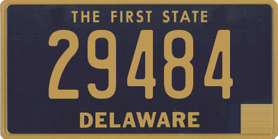 DE license plate 29484