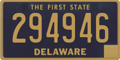 DE license plate 294946